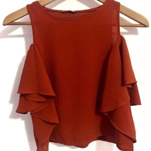 Zara Off-the-Shoulder Top